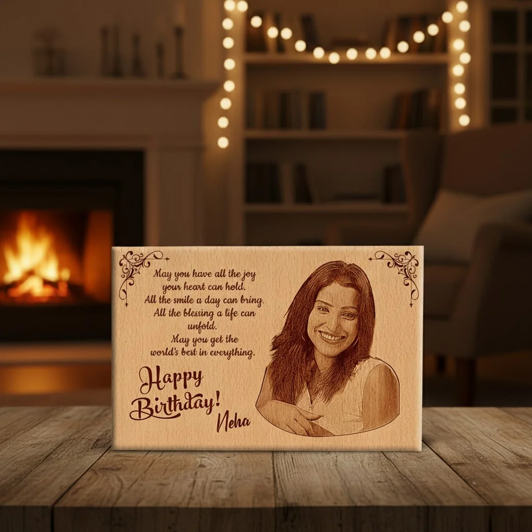 Zpics Birthday Wooden Photo Frame