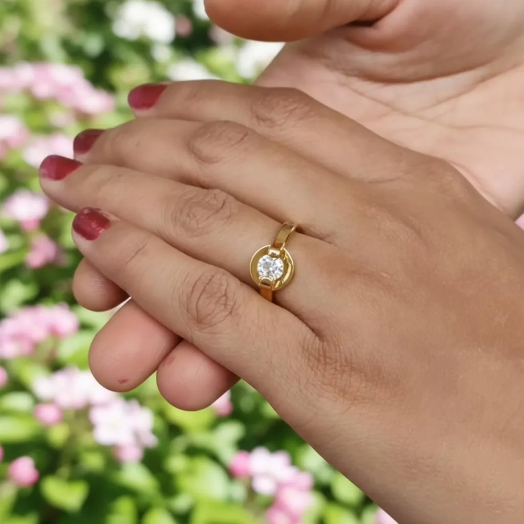 MH Decors Personalized Finger Ring for Women – Custom Name Design