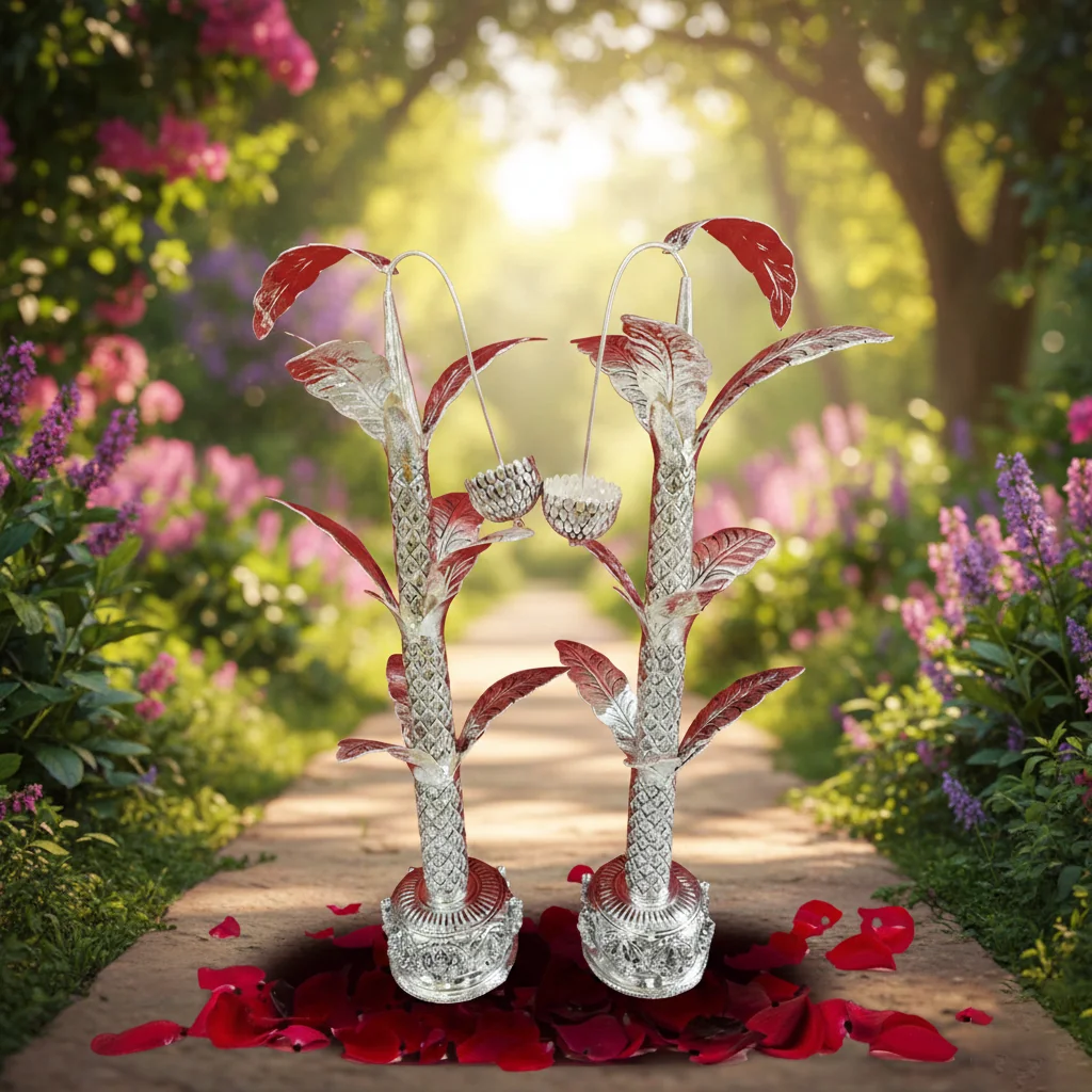 Value Gifts Buy 22 Inch Antique German Silver Banana Tree Heavy Quality Online