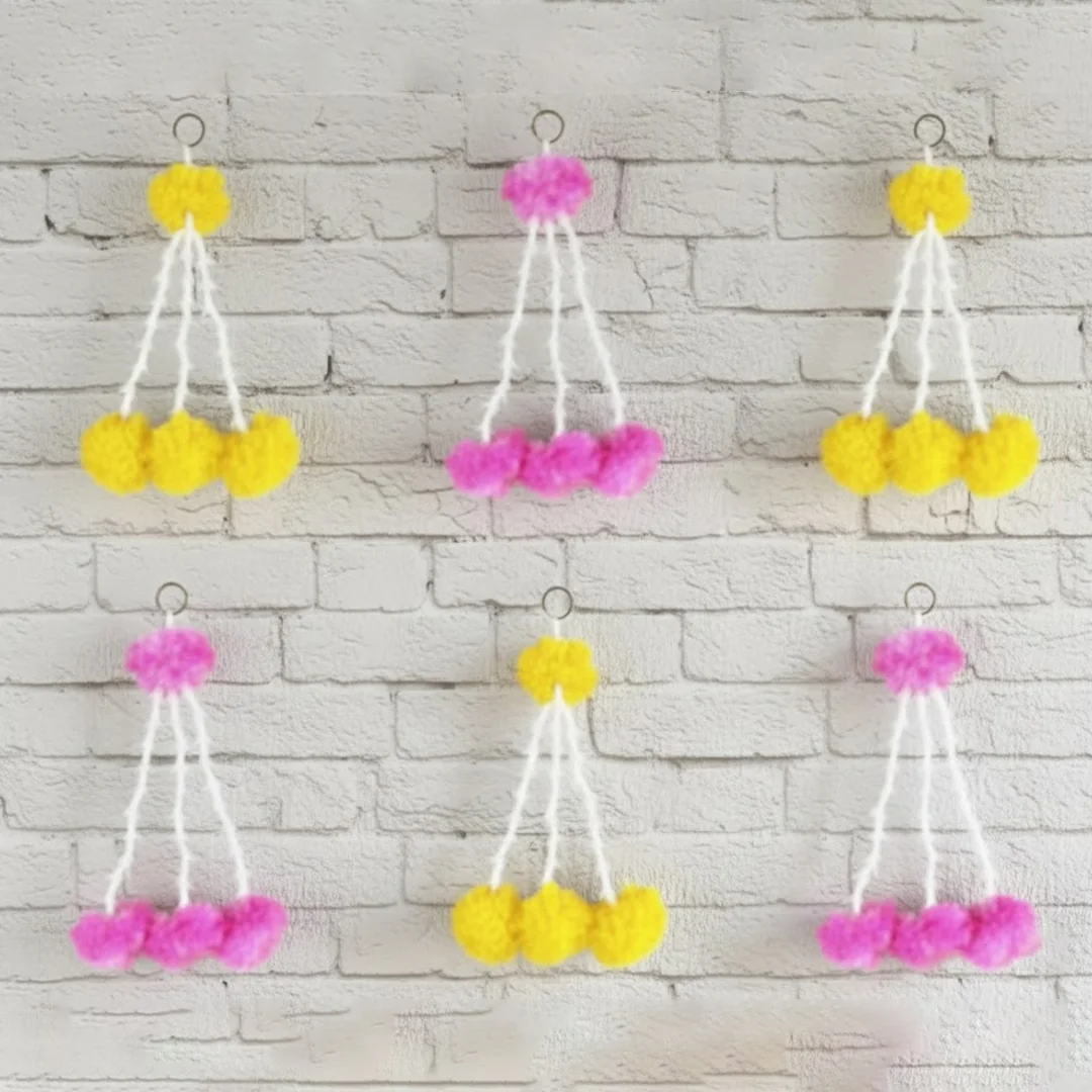 Artificial Flower Hangings for Décor (6 Pack)