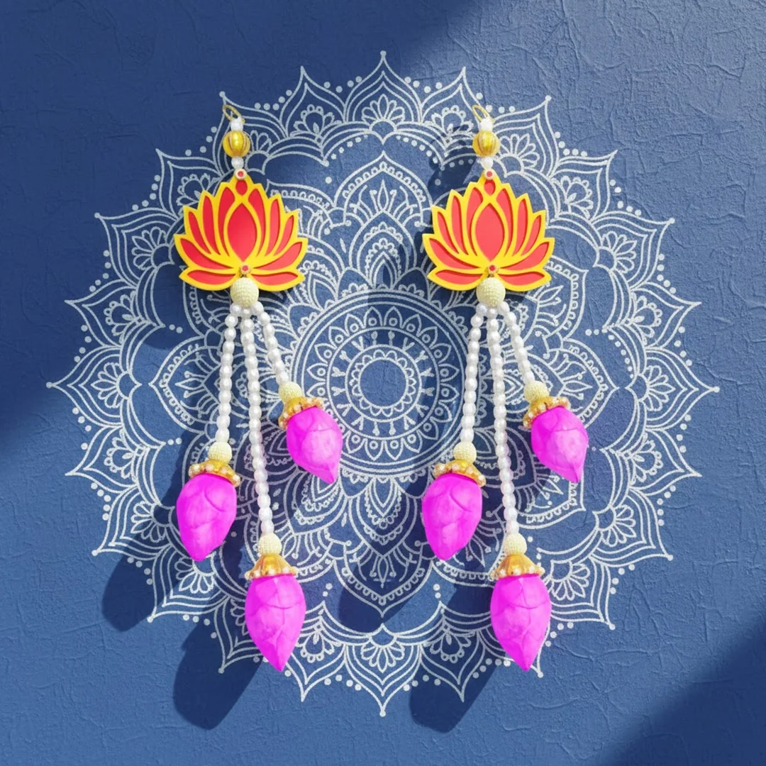 Sri Yagnaa Festive Artificial Flower Garland Hanging Strings for Temple Decoration