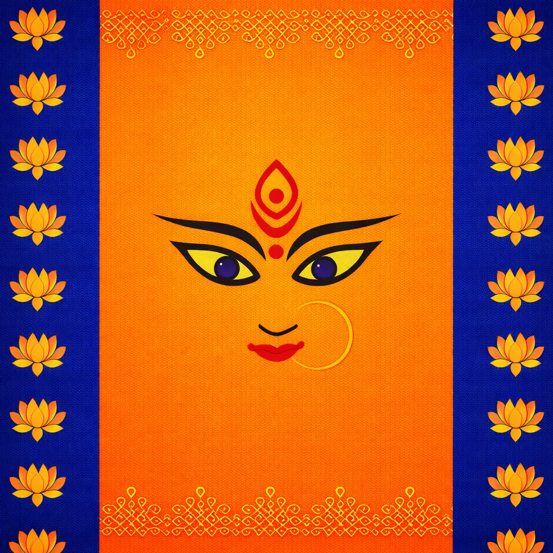 VPH Gift Store Traditional Amma Backdrop Design (8x5 Ft)