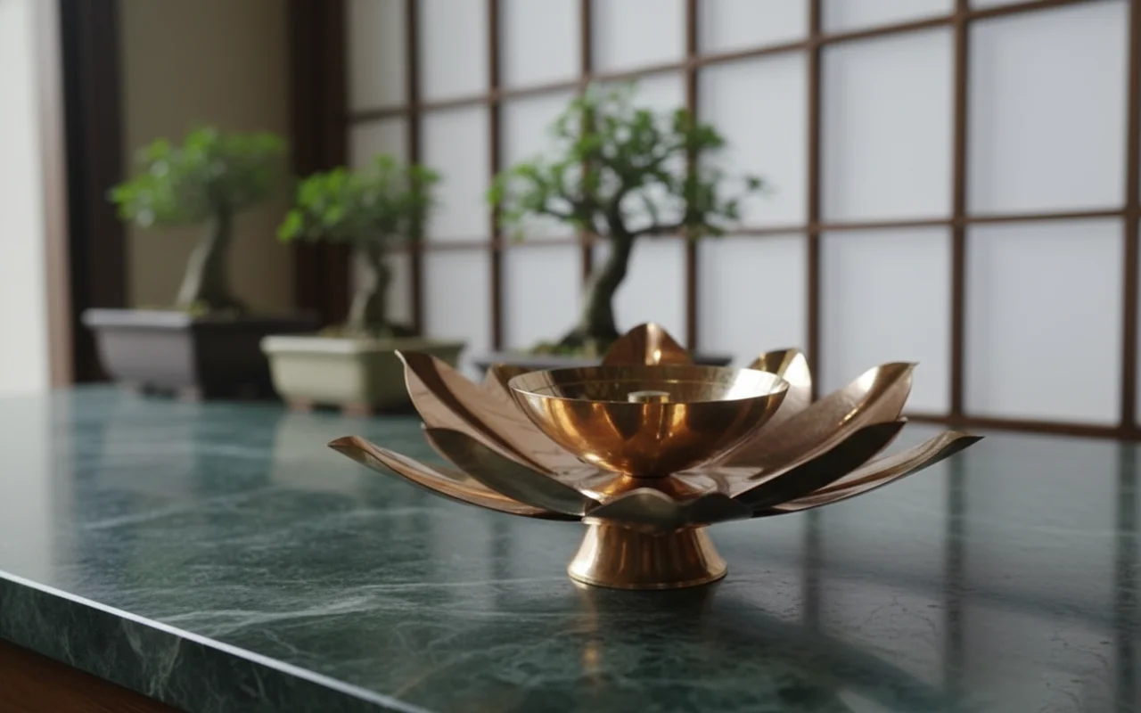 Sri Yagnaa Beautiful Lotus Diya for Pooja & Festival Lighting