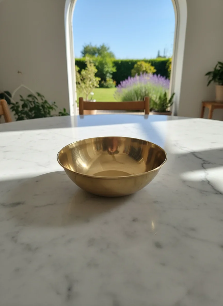 Sri Yagnaa Premium Brass Bowl for Pooja, Temple & Festival Decorations