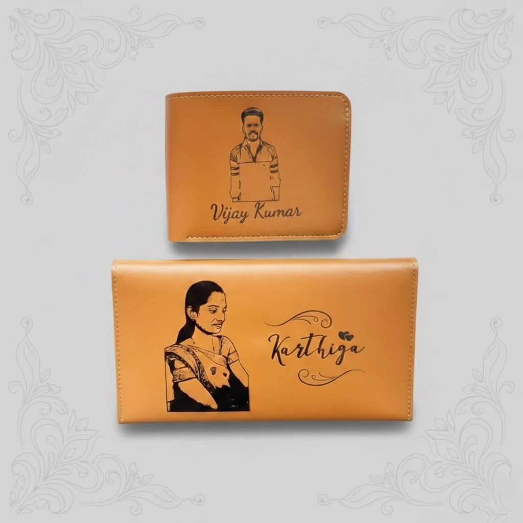 Stylish Wallet and Clutch Combo Personalized Gift