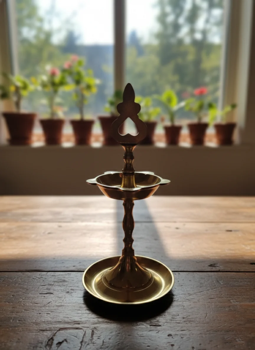 VPH Gift Store Elegant Deepam Kundulu Small for Pooja Offerings & Festival Lighting