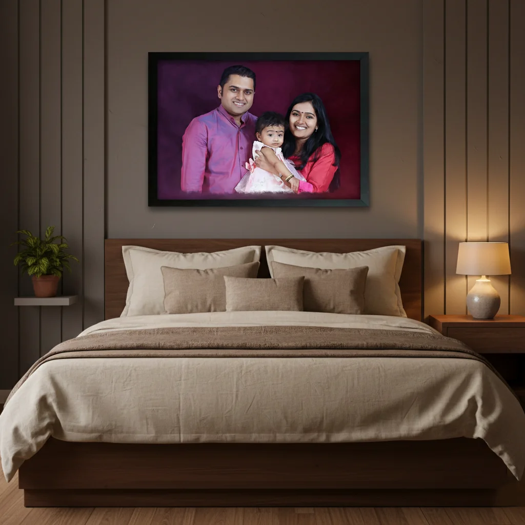 MH Decors Custom LED Photo Frame for Valentine Gift for Couple Large Size