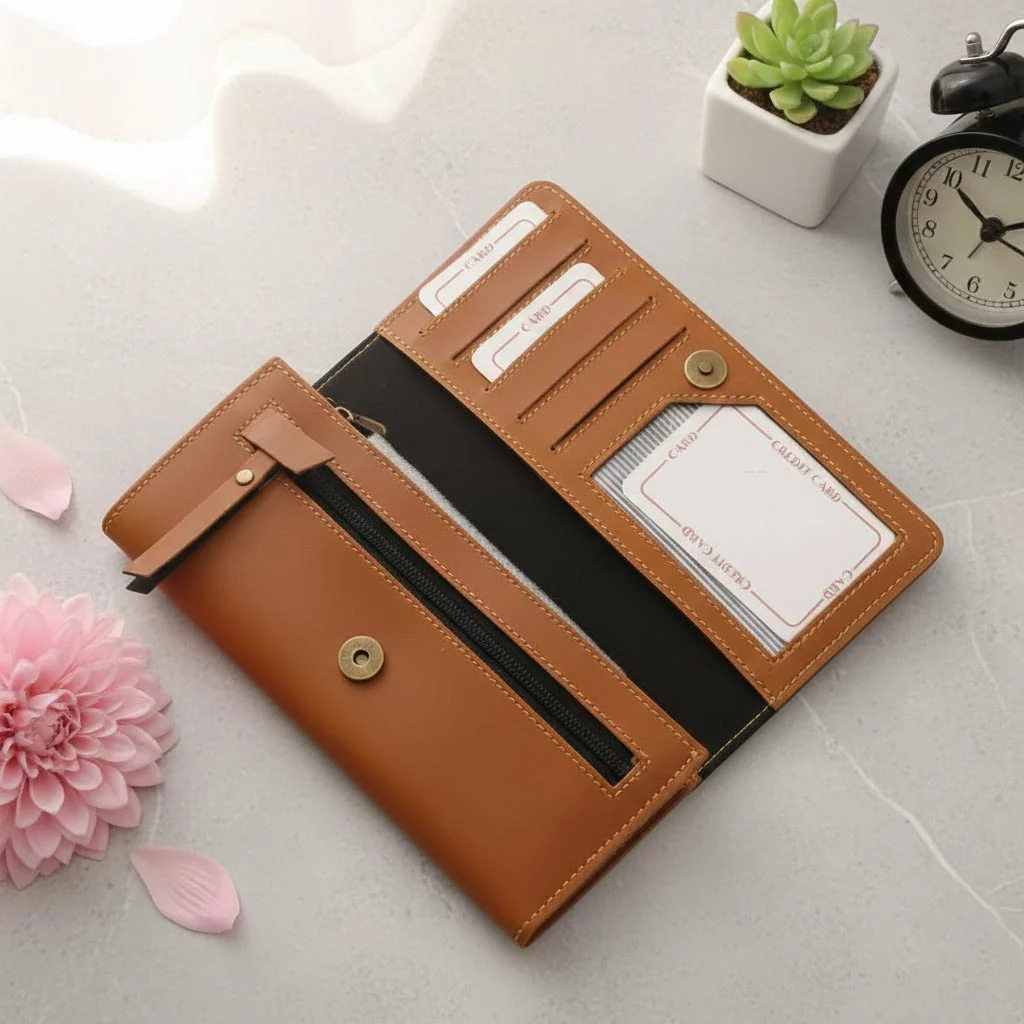 MH Decors Personalized Men’s and Women’s Wallet with Custom Name Charm for Special Occasions