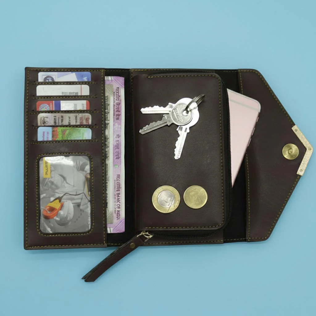 MH Decors Personalized Women’s Clutch with Name Tag for Special Occasions