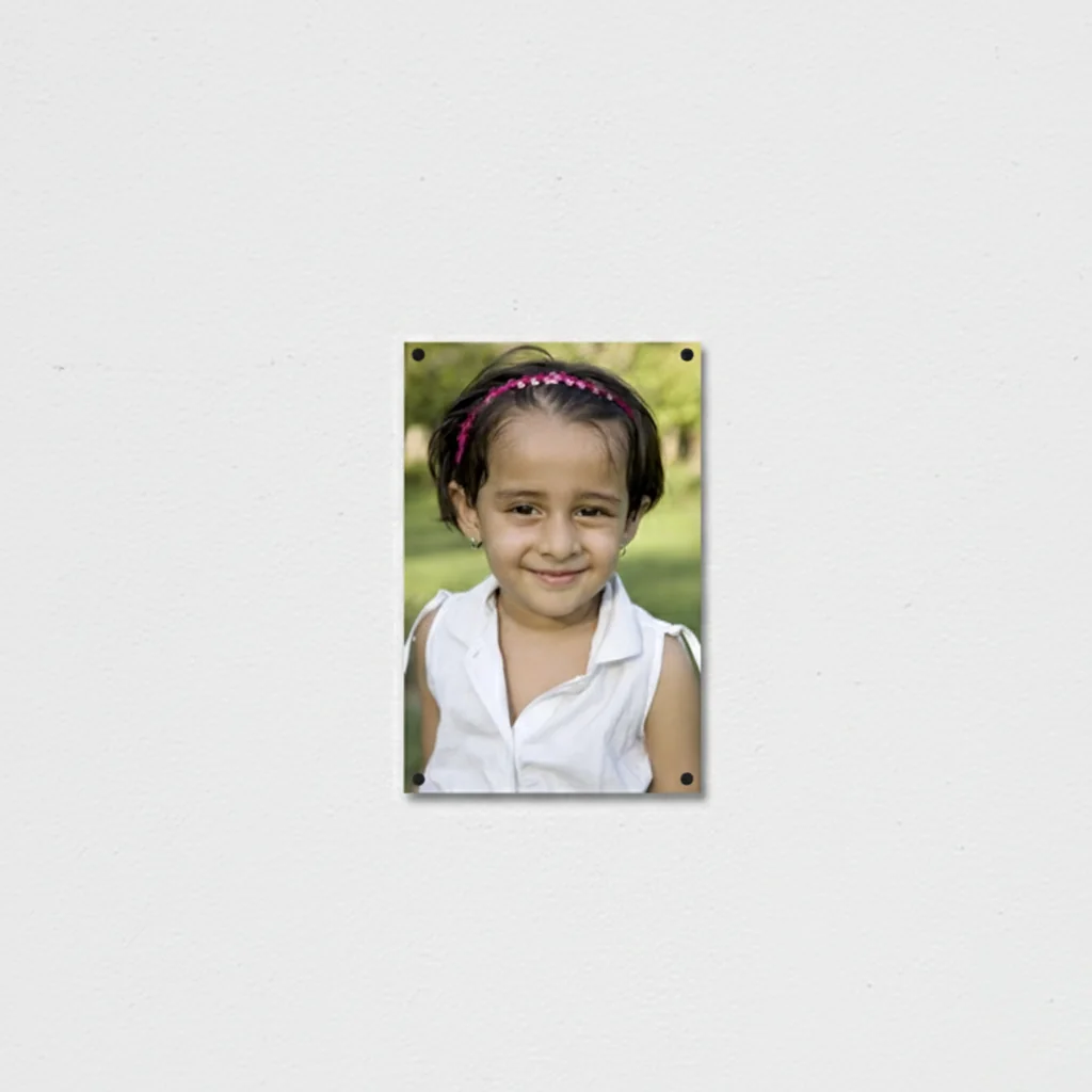 Zpics Set of 2 Personalized 3.5x5.5 Portrait Photo Fridge Magnets