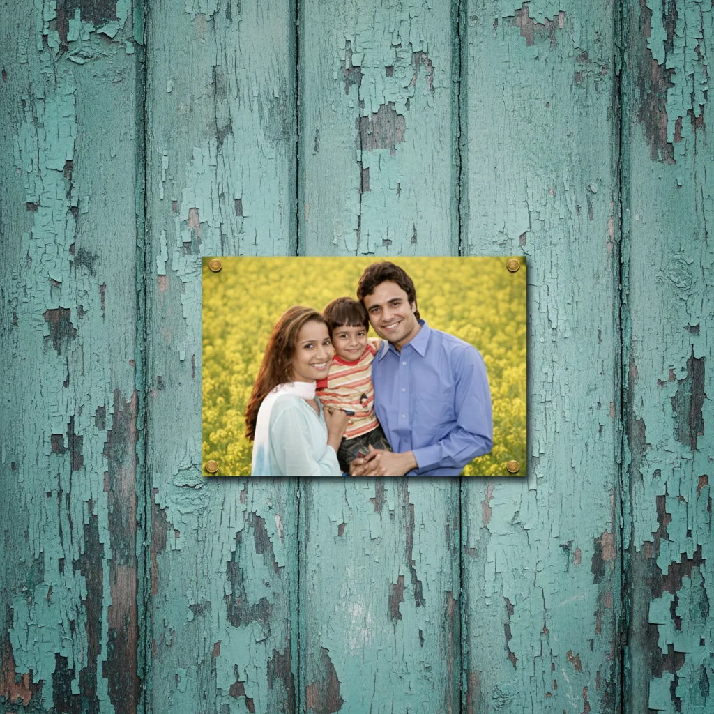 Zpics Personalized 5.5x3.5 Landscape Photo Fridge Magnet Set of 3