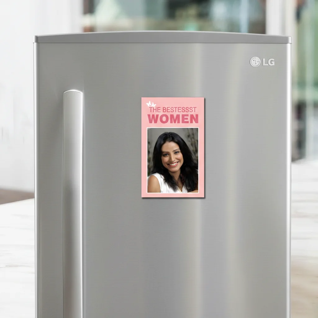 Zpics Women's Day Special Gift Personalized Fridge Magnet 3.5x5.5