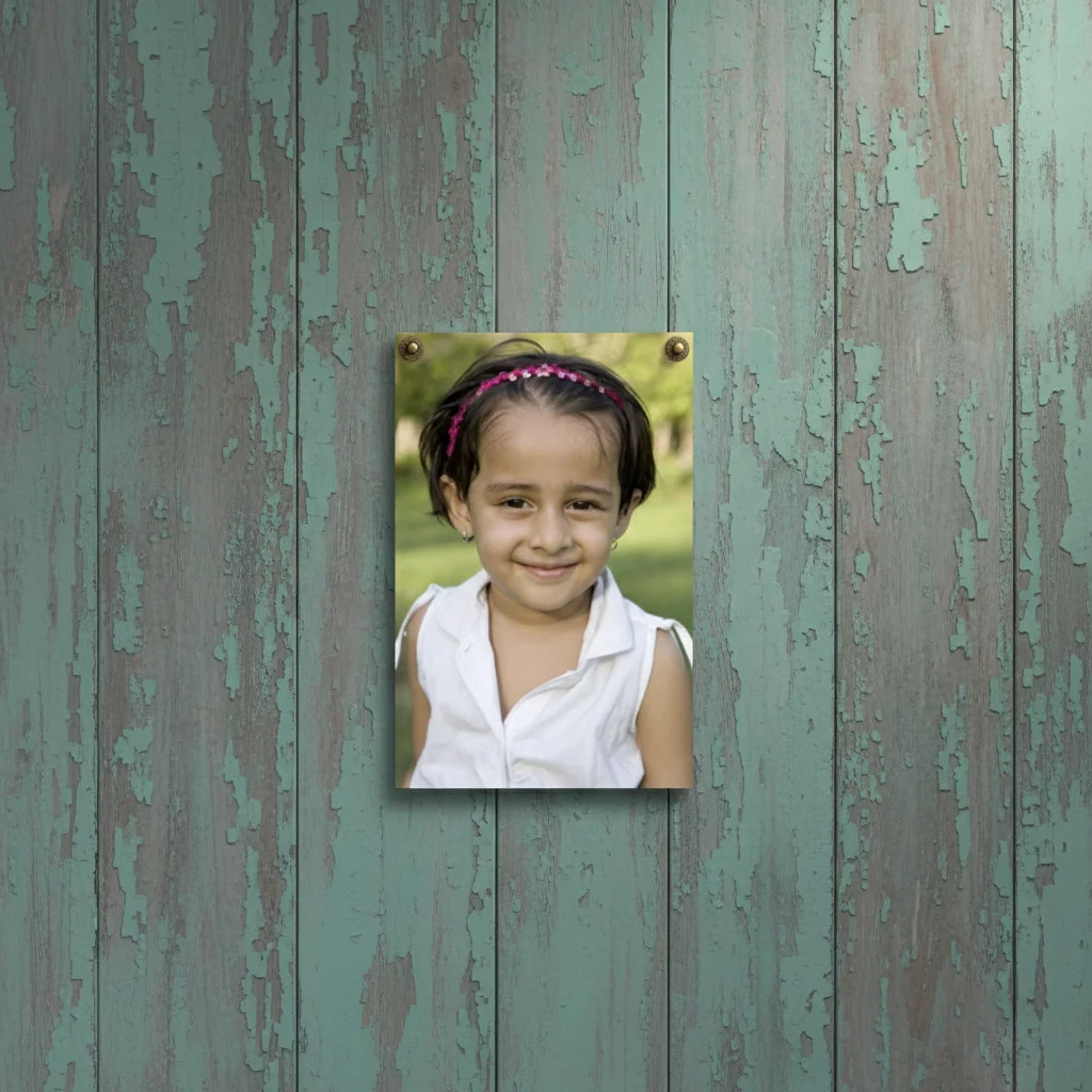 MH Decors Set of 2 Personalized Photo Fridge Magnets 3.5x5.5 Portrait Size