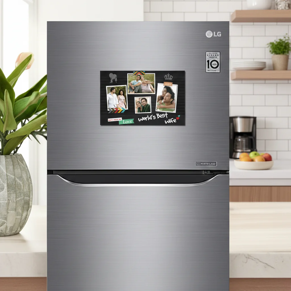 MH Decors Set of 3 Personalized World's Best Wife Fridge Magnets 3.5x5.5