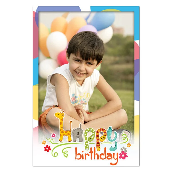 MH Decors Set of 3 Custom Happy Birthday Fridge Magnets 3.5x5.5