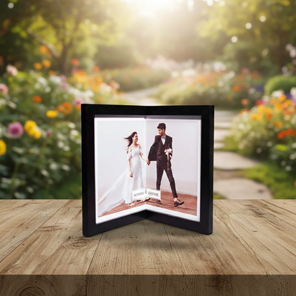 VPH Gift Store Corner Wall Frames with Angular Design for Unique Home Decor