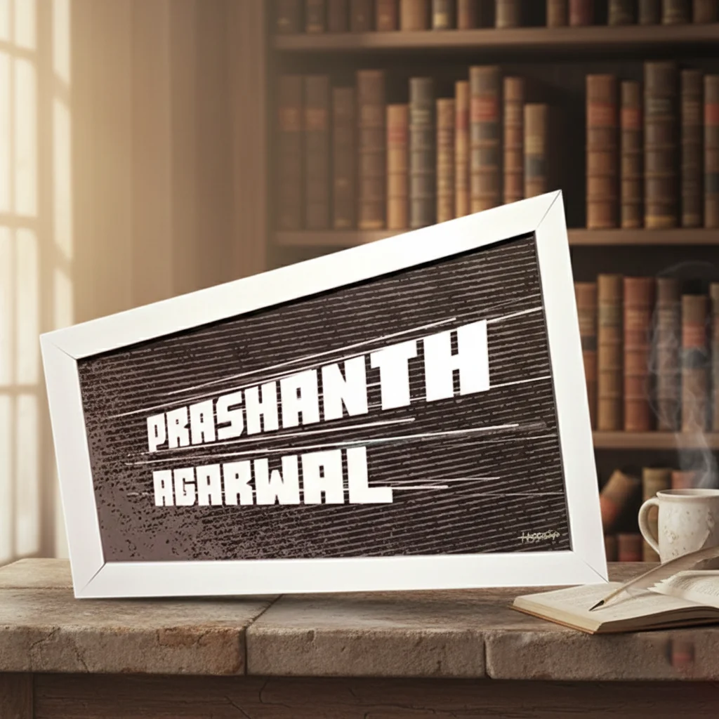 VPH Gift Store Personalized Large Perspective Frame with Eye-Catching Title