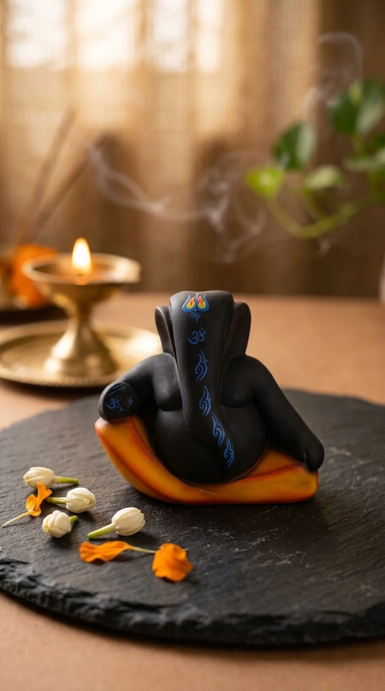 MH Decors Elegant Ganapati Showpiece for Living Room and Gifting