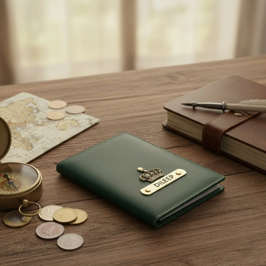 MH Decors Olive Passport Covers Stylish and Durable Travel Companion