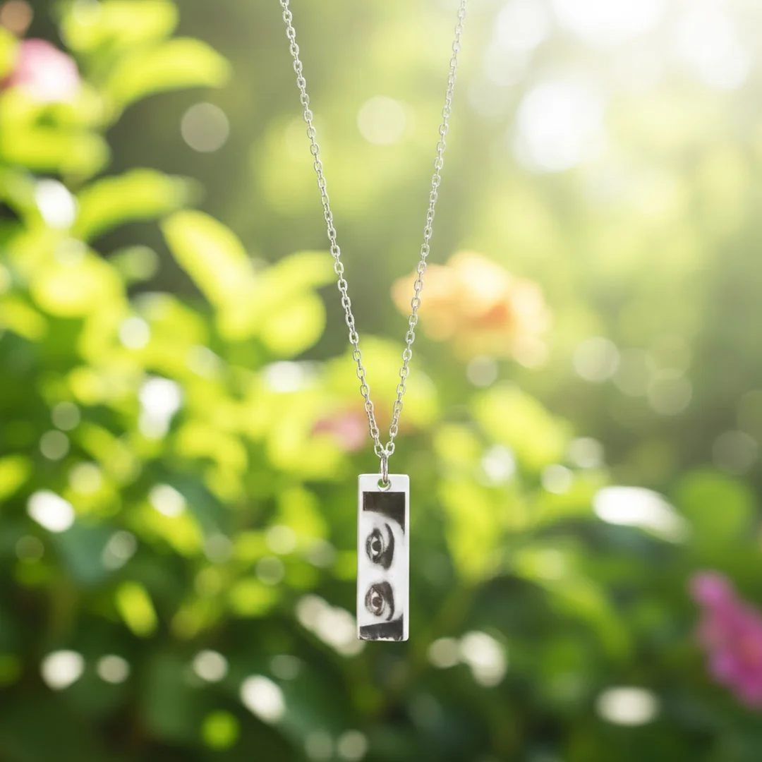 MH Decors Personalised Eye Pendant Necklace Unique and Meaningful Design