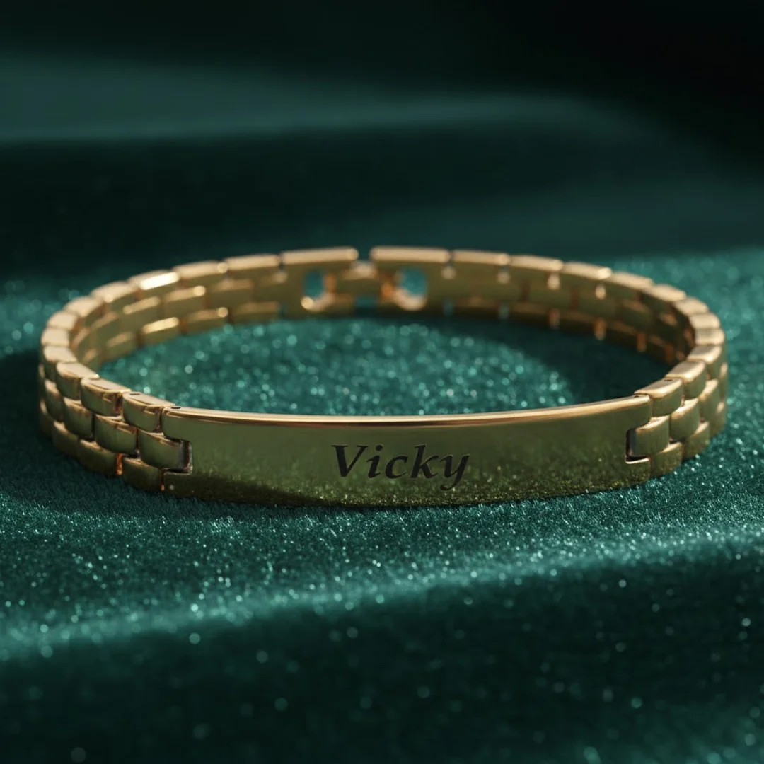 MH Decors Premium Gold Bracelet Elegant and Timeless Luxury