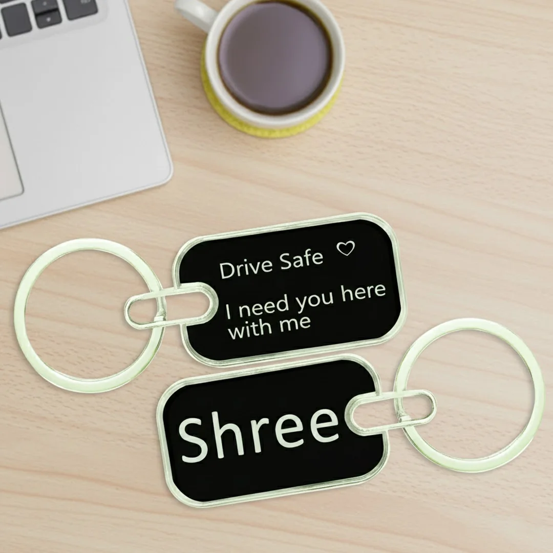MH Decors Drive Safe Keychain Thoughtful and Protective Gift